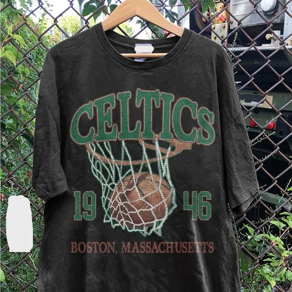 Boston Basketball Vintage Shirt Celtics 90S Basketball Unisex T-Shirt